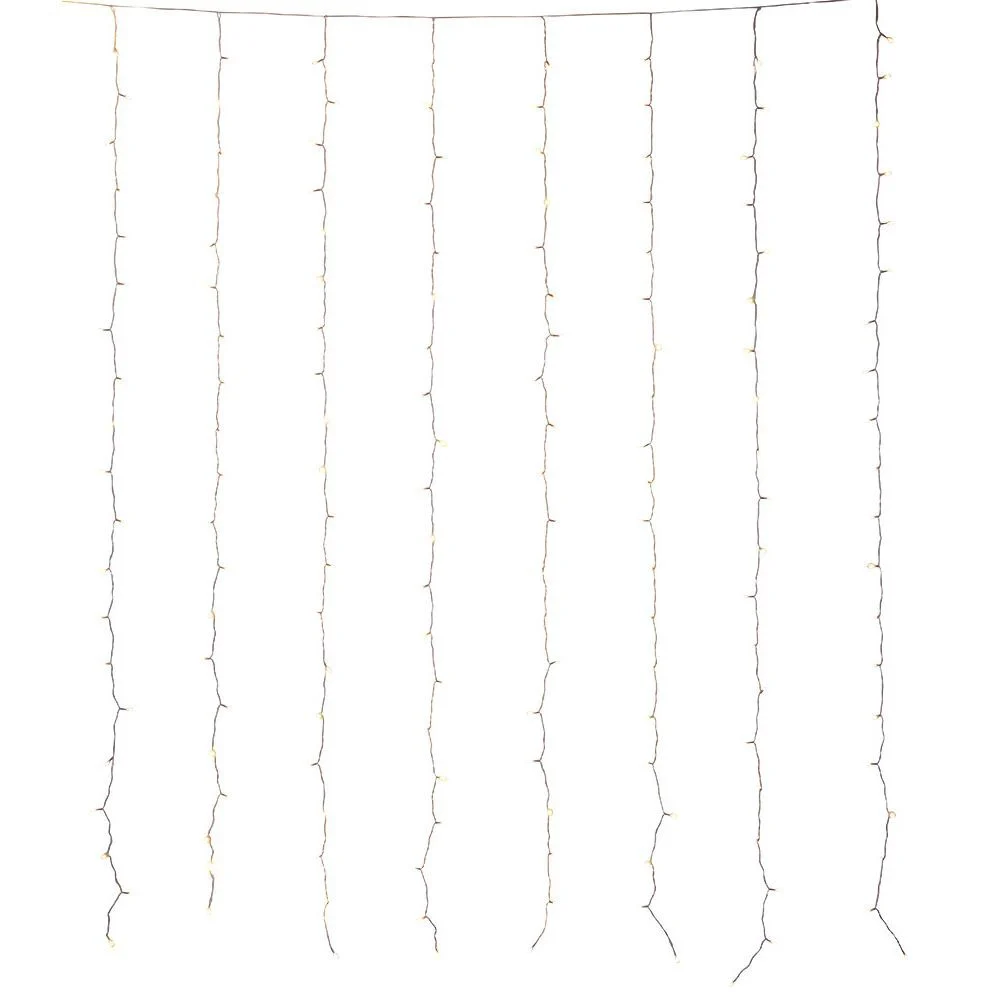 Rideau lumineux 200 LED 8 fonctions L2,5x2,5m