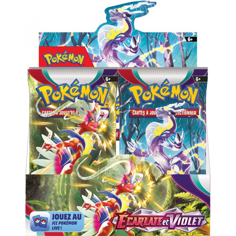 Pokemon : Display de 36 boosters Ecarlate et violet EV01