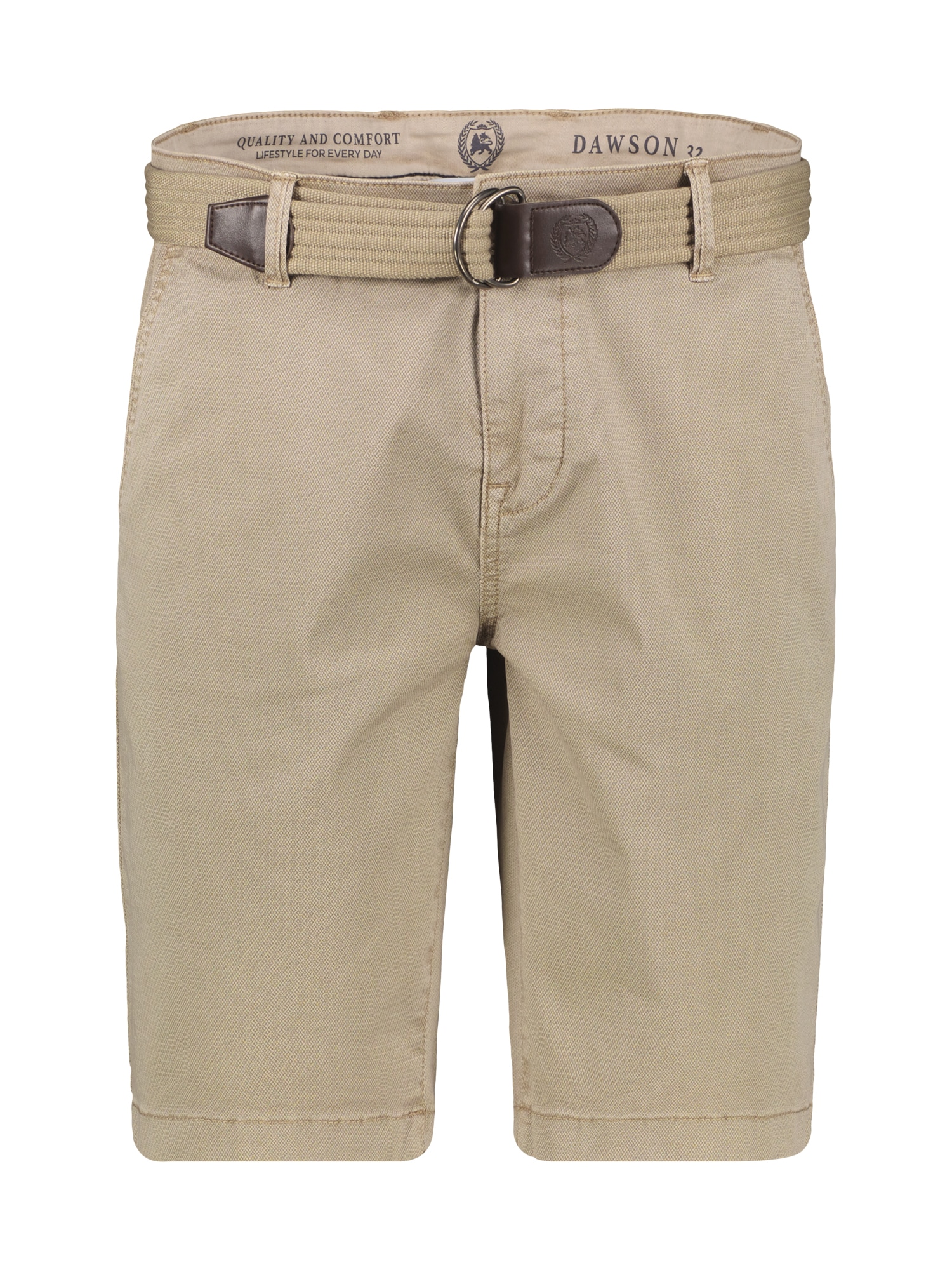 LERROS Bermudas »LERROS Chino-Bermuda mit Gürtel, in Grossen Grössen«