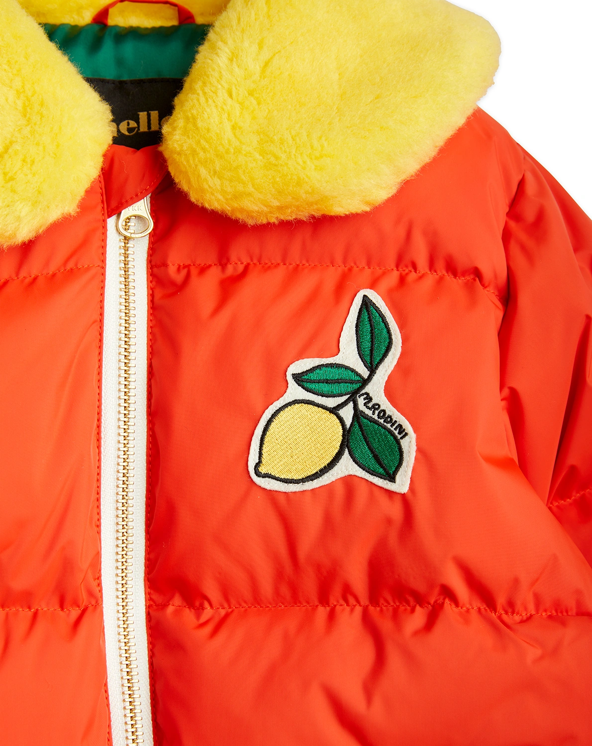 Steppjacke LEMONS mit Kunstfellbesatz in red