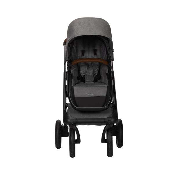 Dubatti One E5 Kinderwagen 2-in-1 Frame Black\/Dark Brown