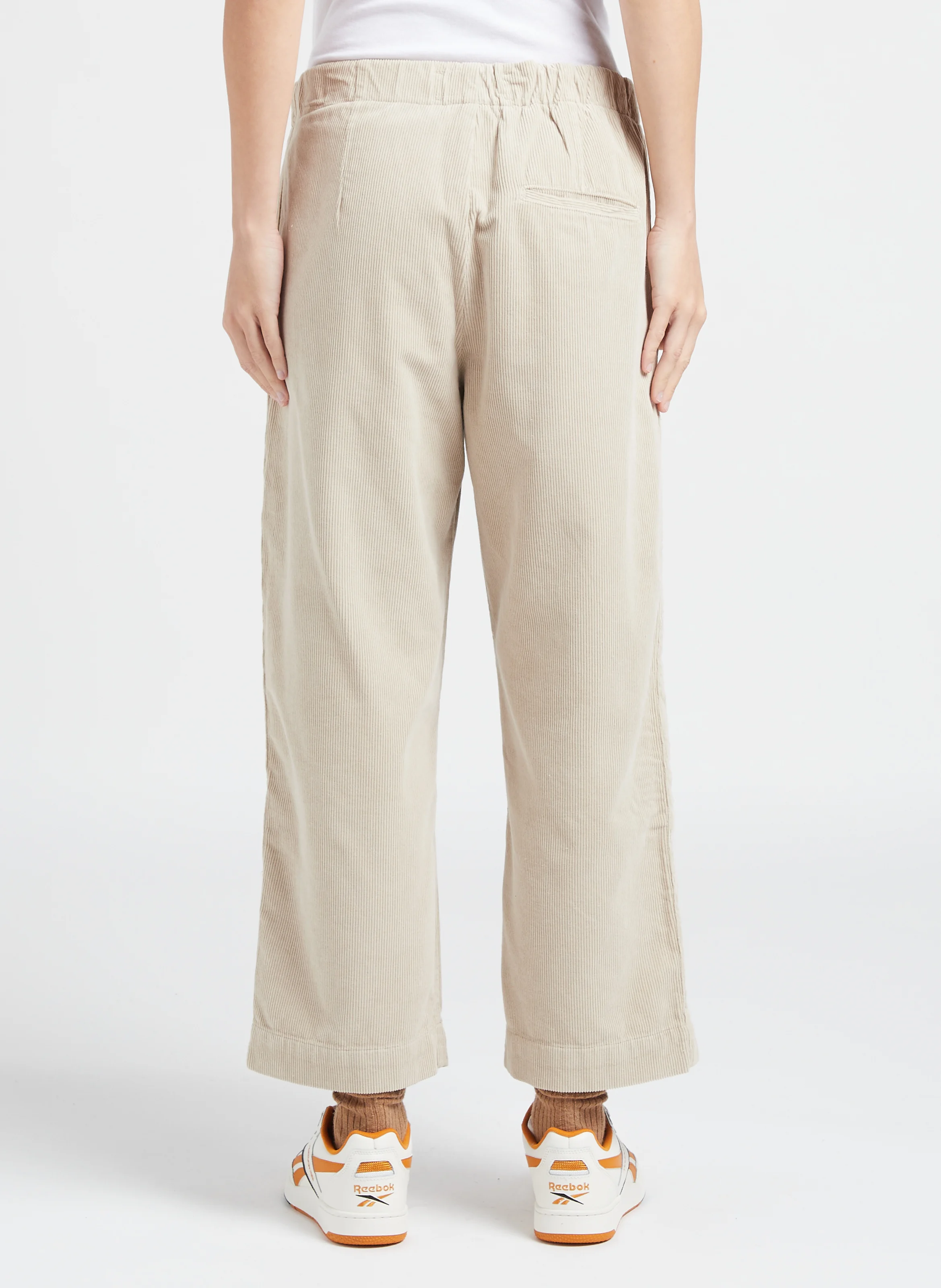 PENNY - Pantalon droit en coton | Beige