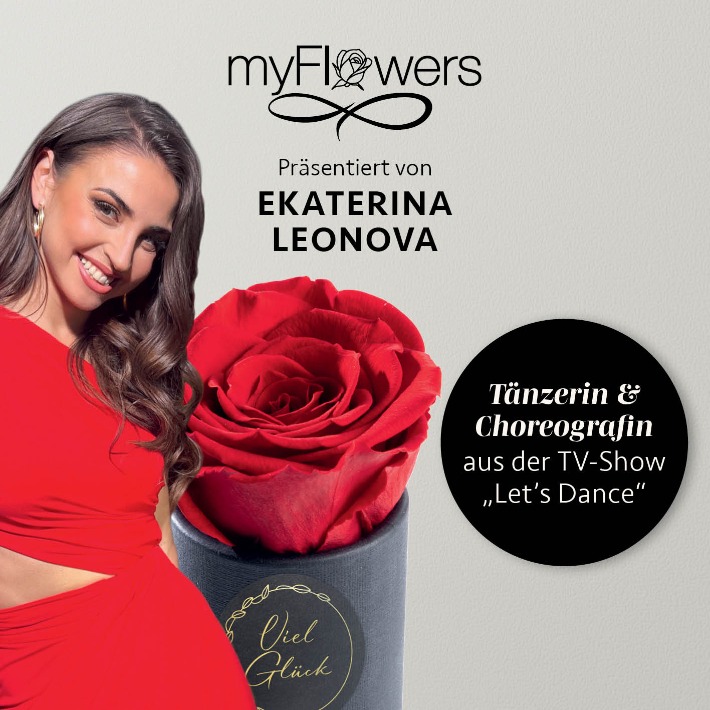 MyFlowers Infinity Rose 100% echte Rose