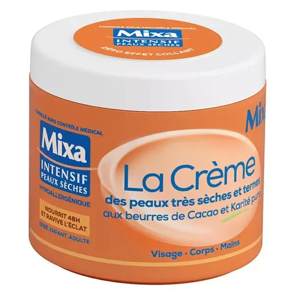 Creme Corporal Intensivo Mixa para Pele Seca, 400ml