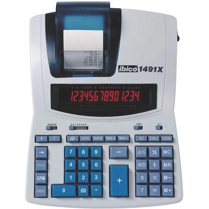 Calculatrice imprimante Ibico 1491X - 14 chiffres