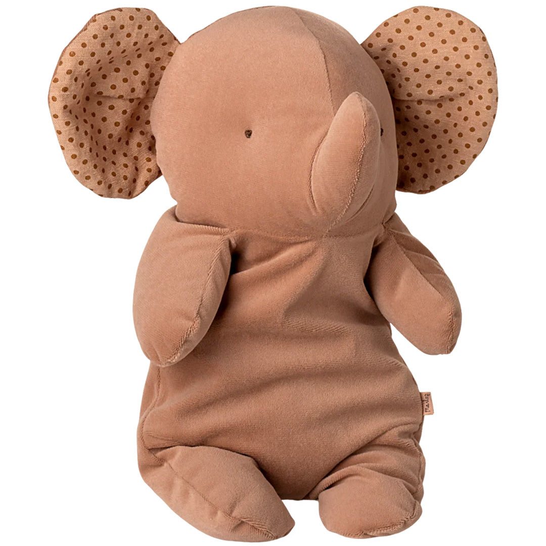maileg knuffelolifant safari friends - vintage rose - 34 cm