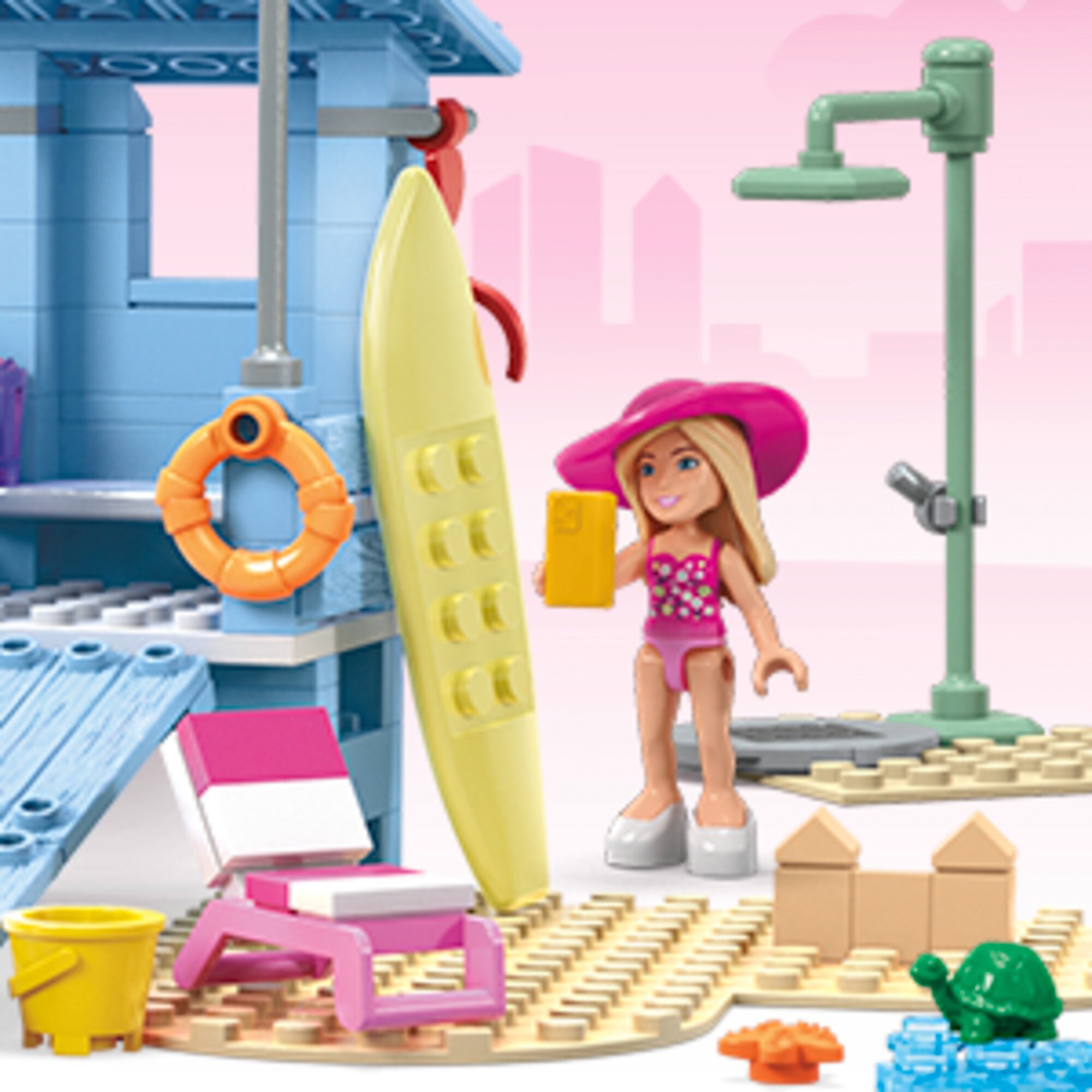 Mattel Konstruktionsspielzeug MEGA Barbie Traum-Boot
