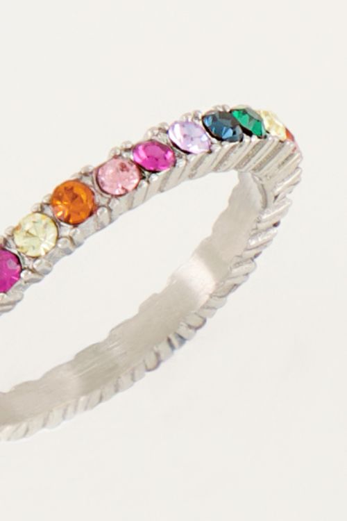 Vintage ring multikleur