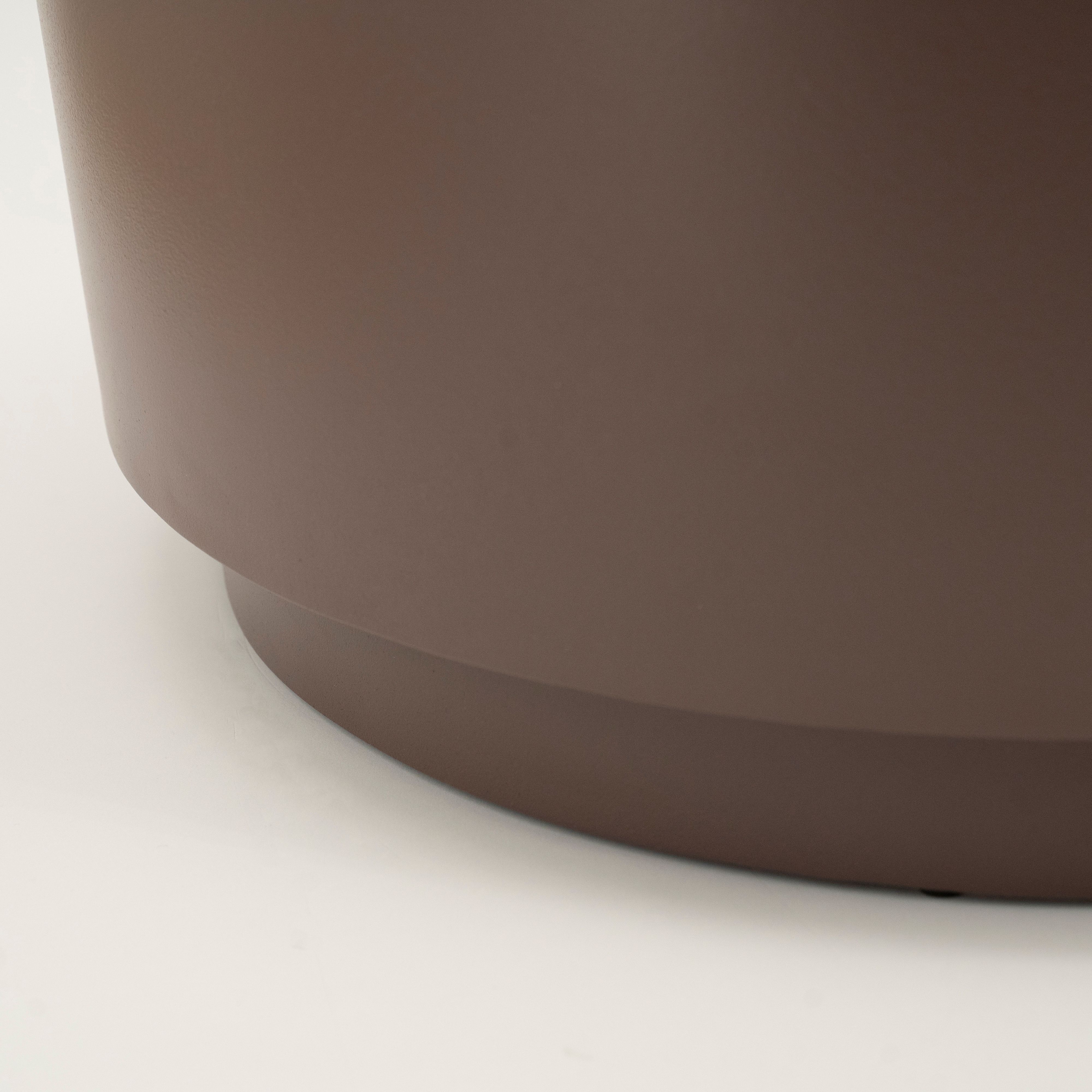 Salontafel Dark Taupe 240156 Mesita ⌀60  x H35 cm