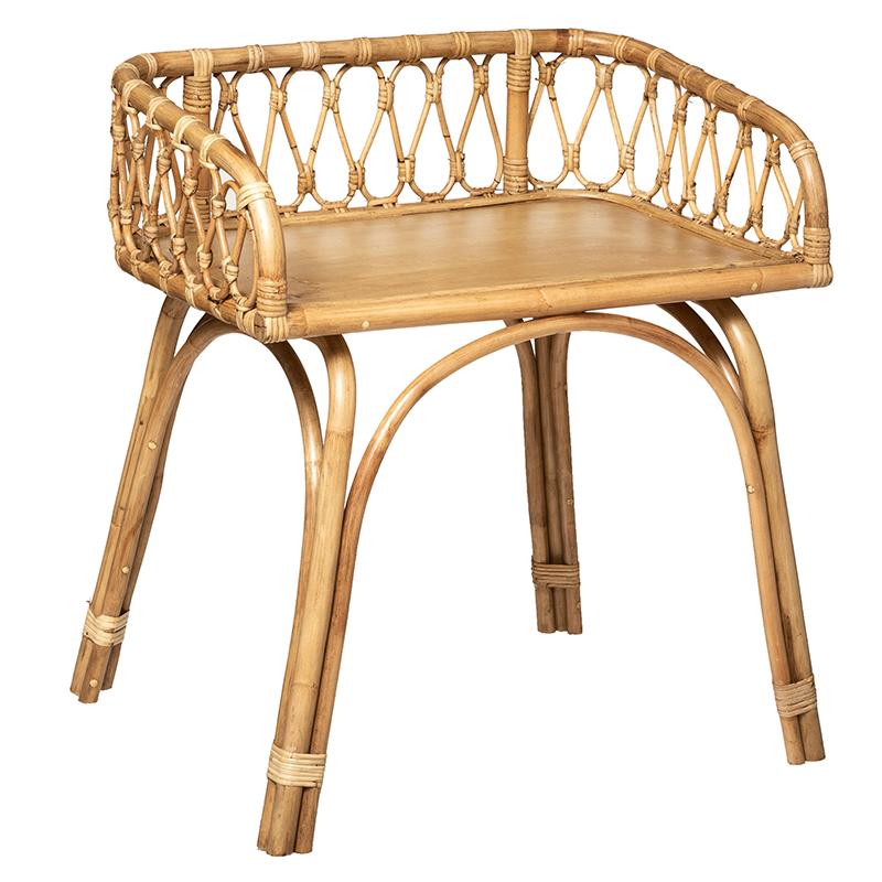 BUREAU ROTIN D.62X43X69CM