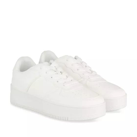 Baskets BLANC LOVELY SKULL
