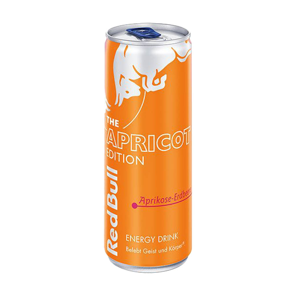 24x Red Bull The Apricot Edition Energy Drink DOSE 24x250ml=6L MHD:14.3.25