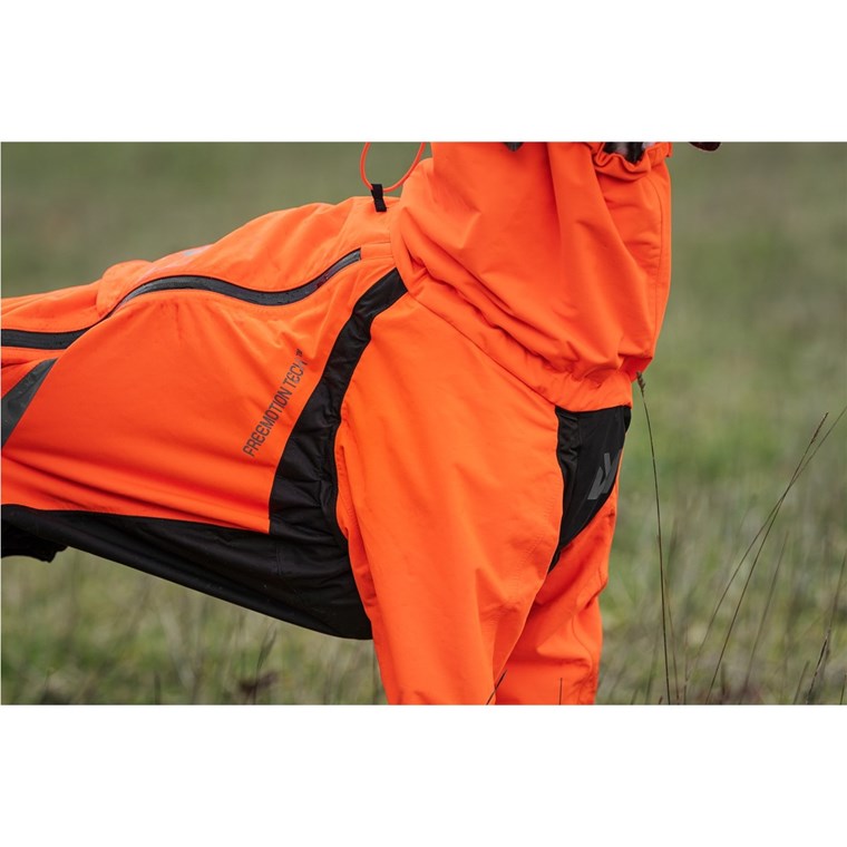 Non-stop dogwear Fjord Overall Raincoat Orange/Black