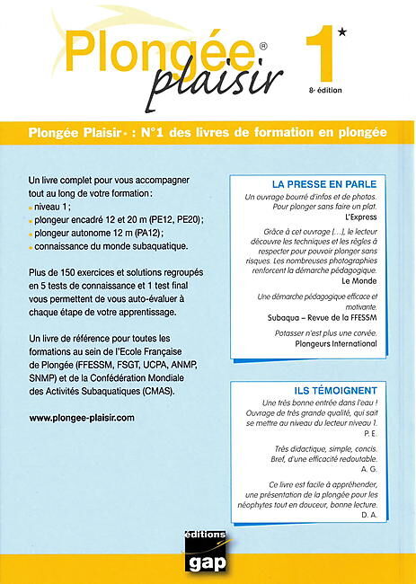 GAP - PLONGEE PLAISIR NIVEAU 1
