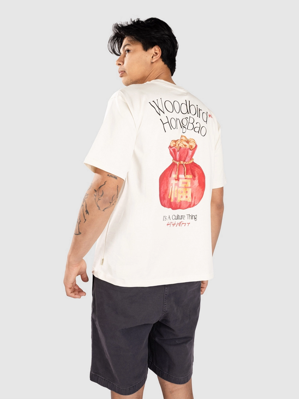 Woodbird WBBaine HongBao T-Shirt off white