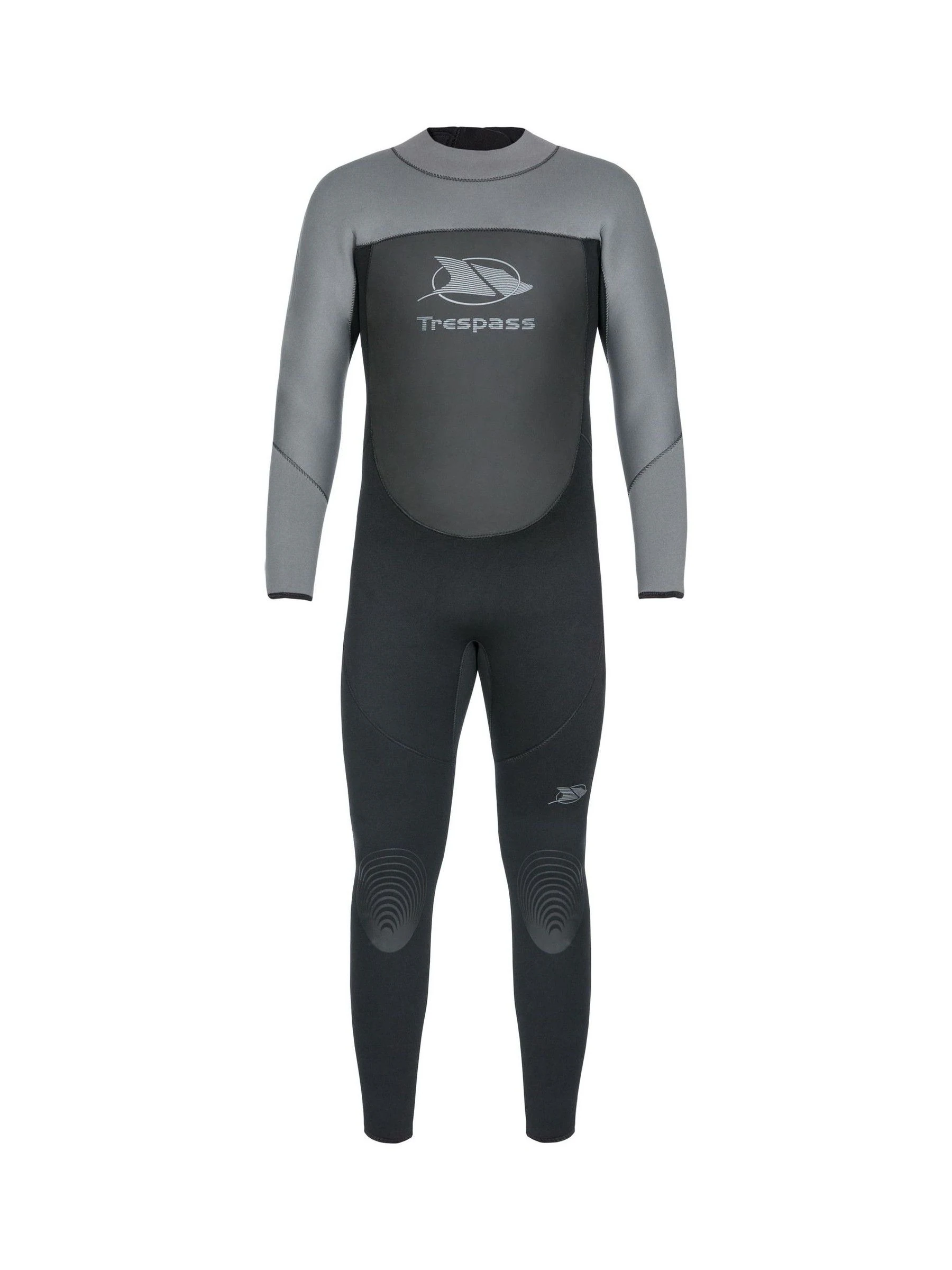 Trespass Male Lakee 5Mm Full Black Wetsuit