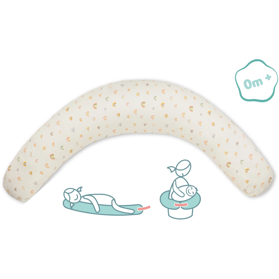 fillikid Still- und Seitenschläferkissen beige 190 cm