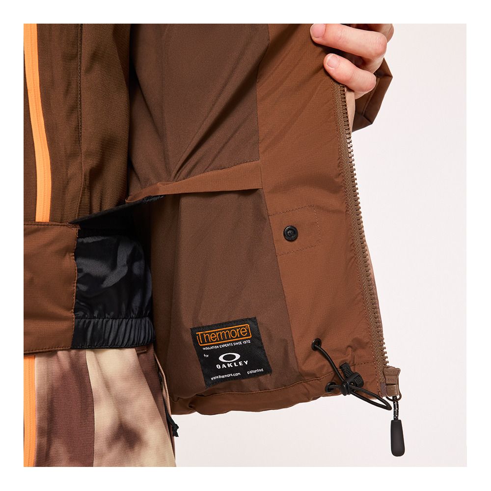 Oakley TC RYKKINN - Doudoune Homme brown clouds print