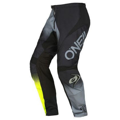 Pantalon cross O'Neal ELEMENT - RACEWEAR V.22 - BLACK GRAY NEON YELLOW 2023 - Noir / Gris