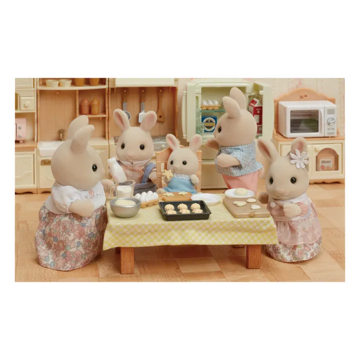 Sylvanian Families La famille lapin crème