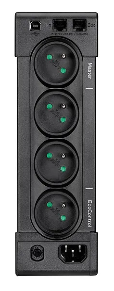 Eaton Ellipse PRO 650 - UPS - AC 230 V - 400 Watt - 650 VA - 7 At - USB - output-stikforbindelser: 4 - 2U - 19