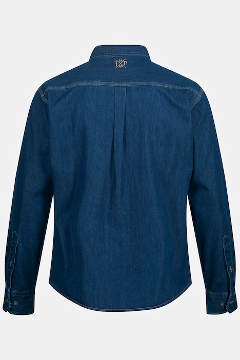Jeanshemd, Langarm, Kentkragen, Modern Fit, bis 8 XL
