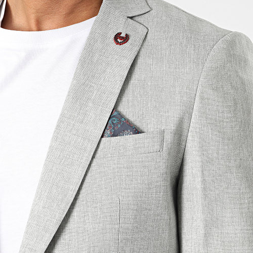 Veste Blazer CK-062 Vert Kaki Chiné