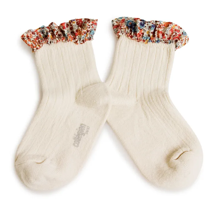 Collégien Chaussettes Charlotte | Blanc cassé