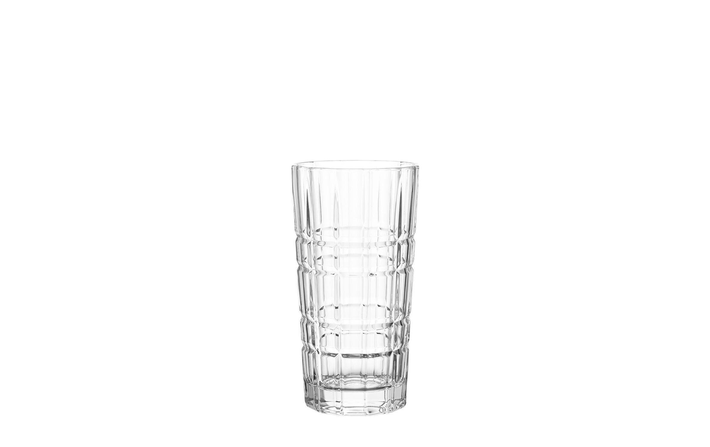 Longdrinkglas Spiritii 400 ml, 4 Stück, TransparentKlassischer Kelch im Facettenstil