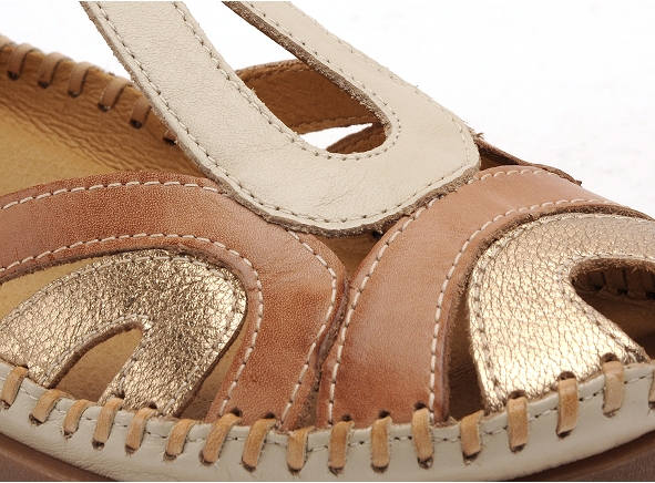 Pikolinos nu pieds plats femme cadaques 1569 beige