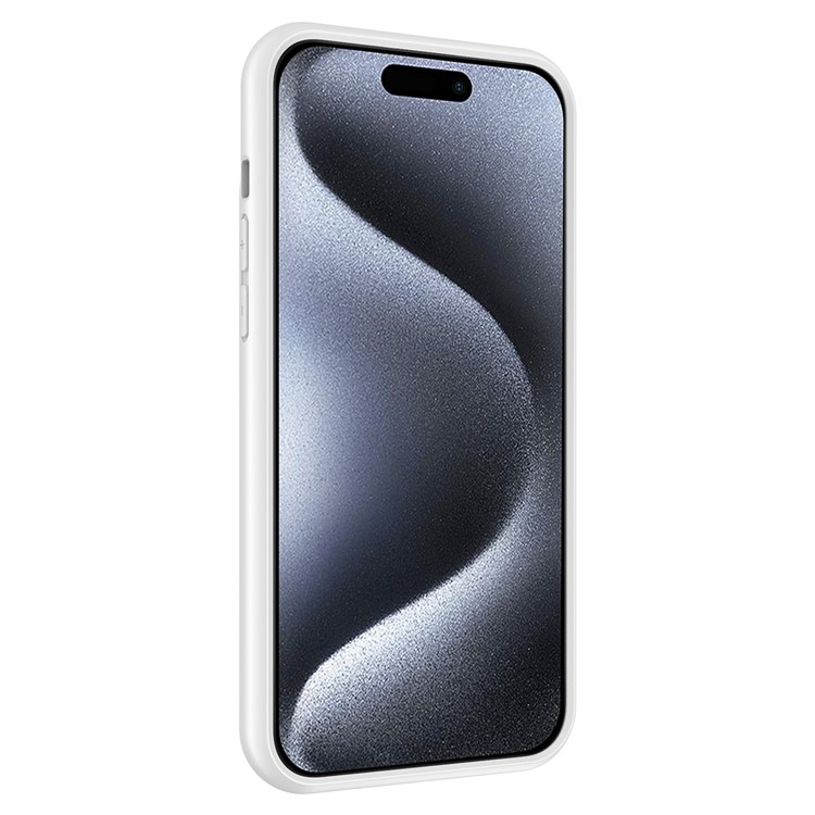 iPhone 15 Pro MagSafe Backpack Akku Case Schutzhülle (7000mAh) - Rosa / Weiss