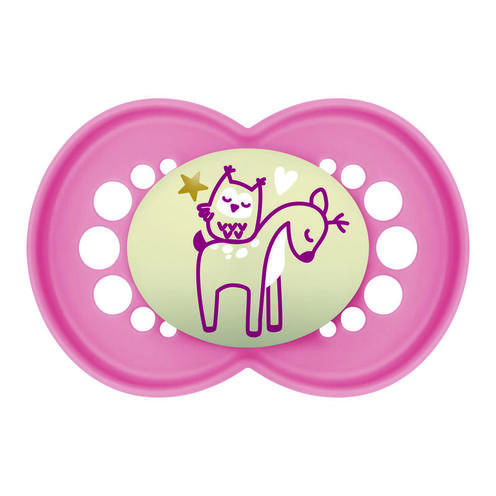 Lot de 2 sucettes Original dès 6 mois Planet Love Night - Coloris aléatoire - MAM