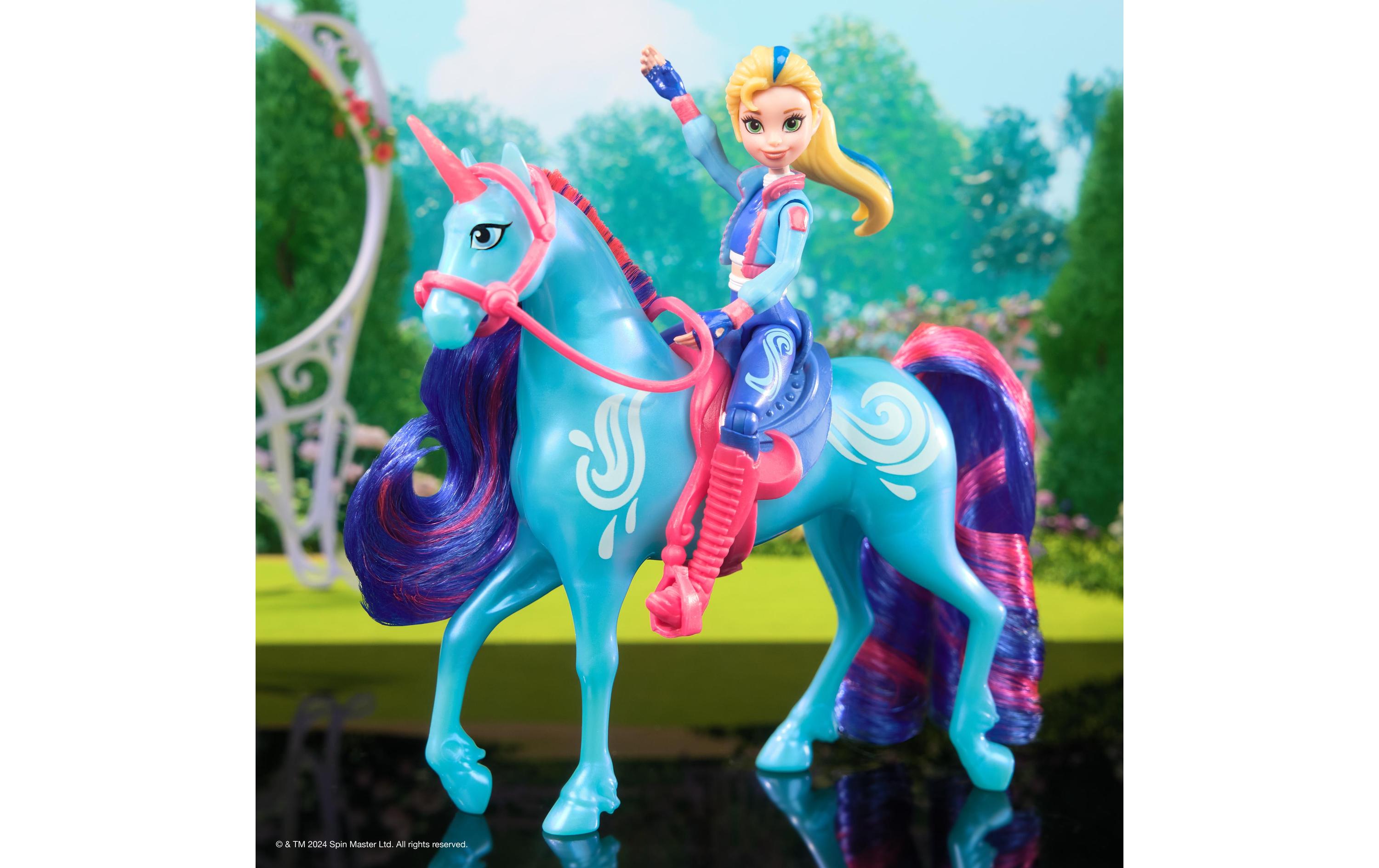 Unicorn Academy Isabel Doll & River UnicornPuppe Isabel und Einhorn River für Kinder