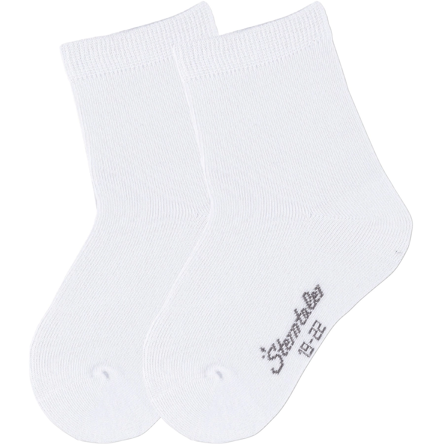 Sterntaler Söckchen uni, 2er-Pack weiss