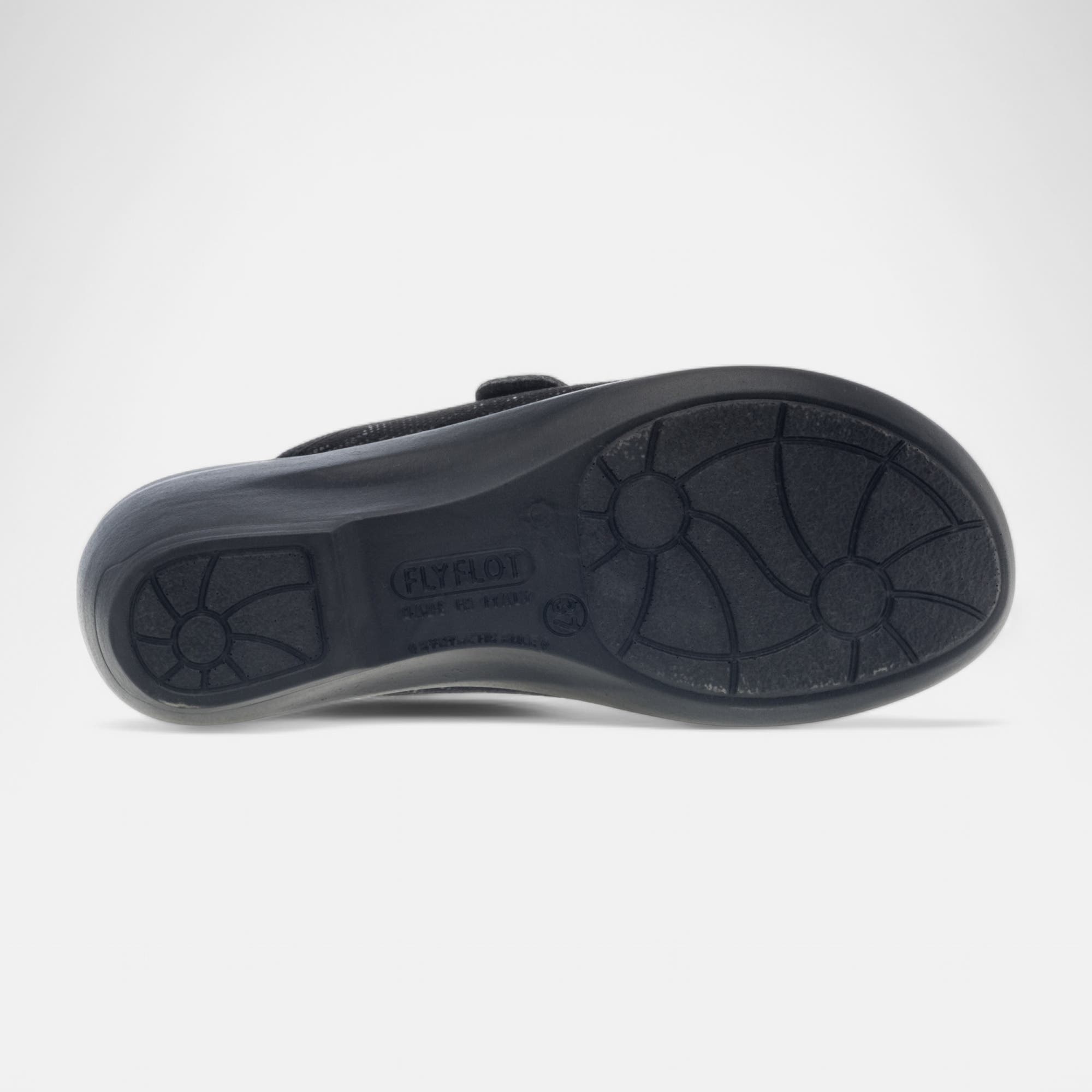 Chaussures confort paramédical à talon compensé Femme noir