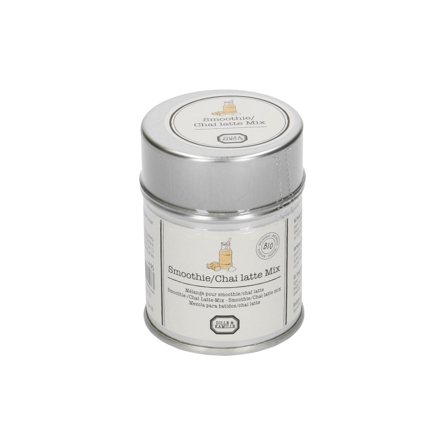 Smoothie/chai latte mix, biologisch, blikje, 40 g