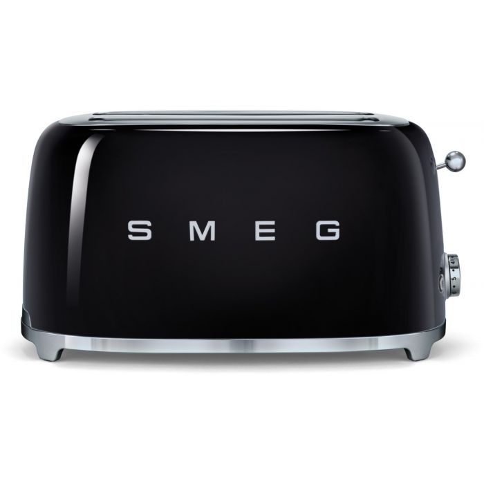 SMEG Toaster 2-Schlitz Lang 50's Retro Style TSF02BLEU Schwarz