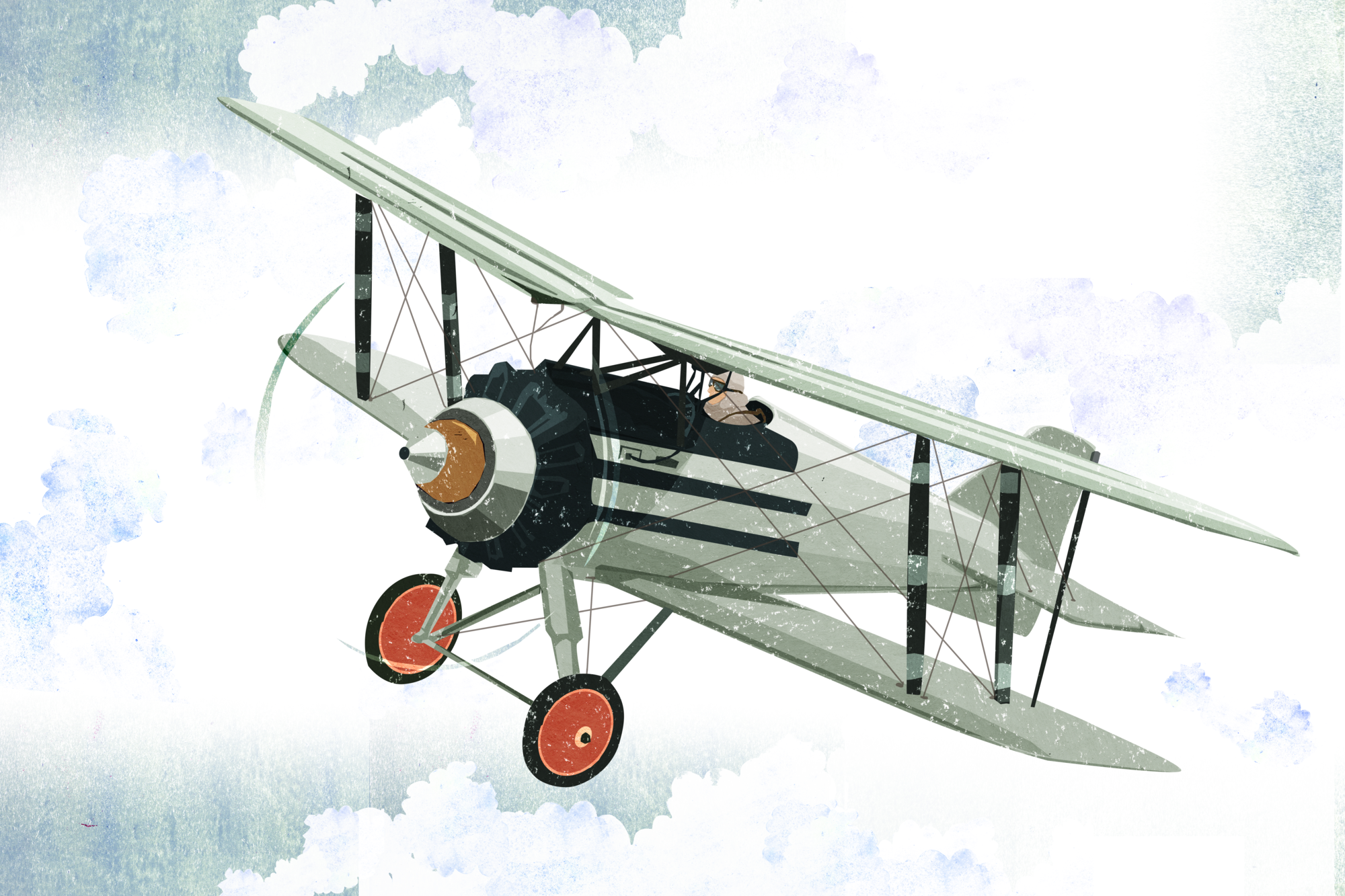 Poster Aviator 50 x 40 cm