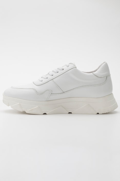 Leder-Sneaker, Nappaleder, Chunky-Sohle, Weite H