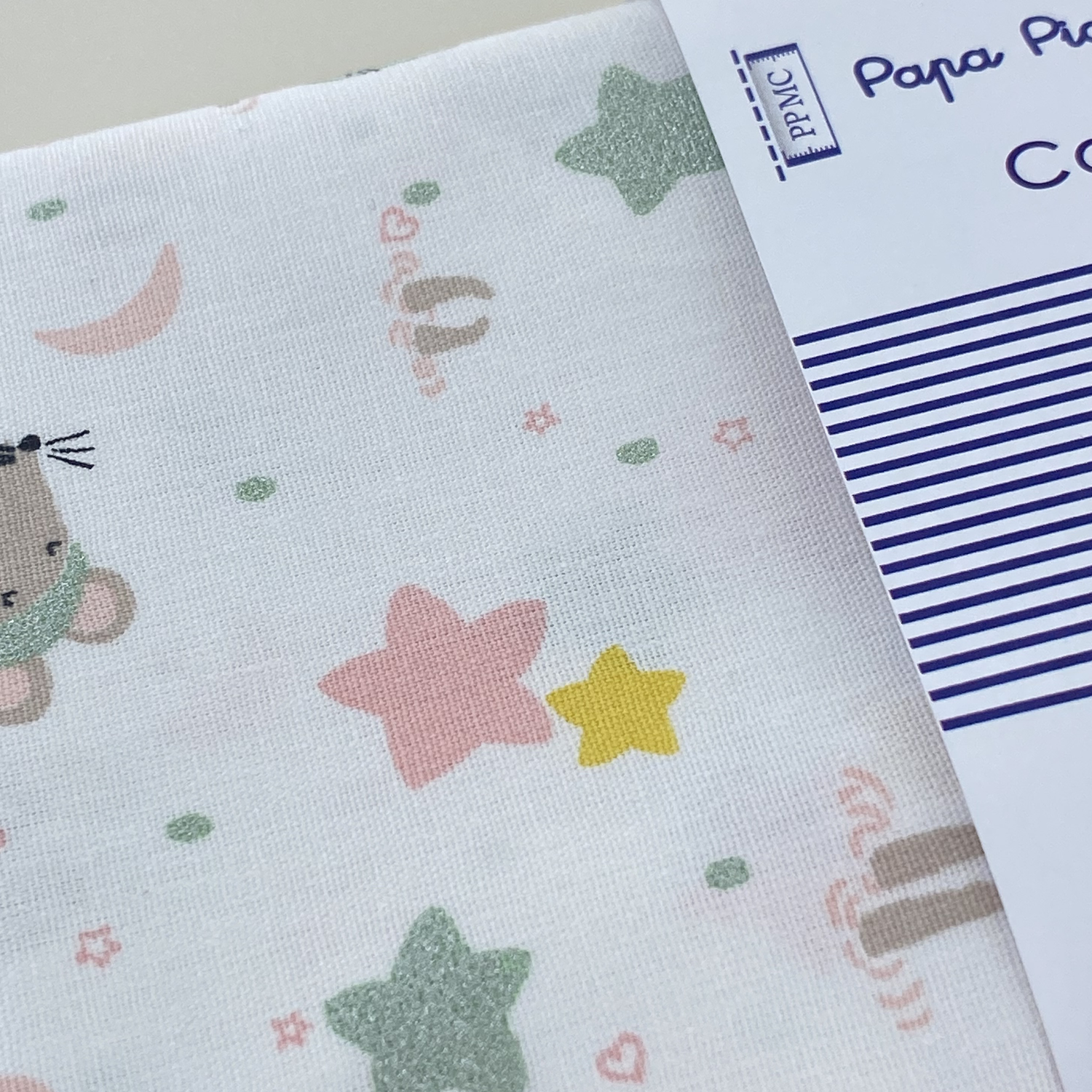 Coupon Tissu 50 Cm Souris Rêveuses
