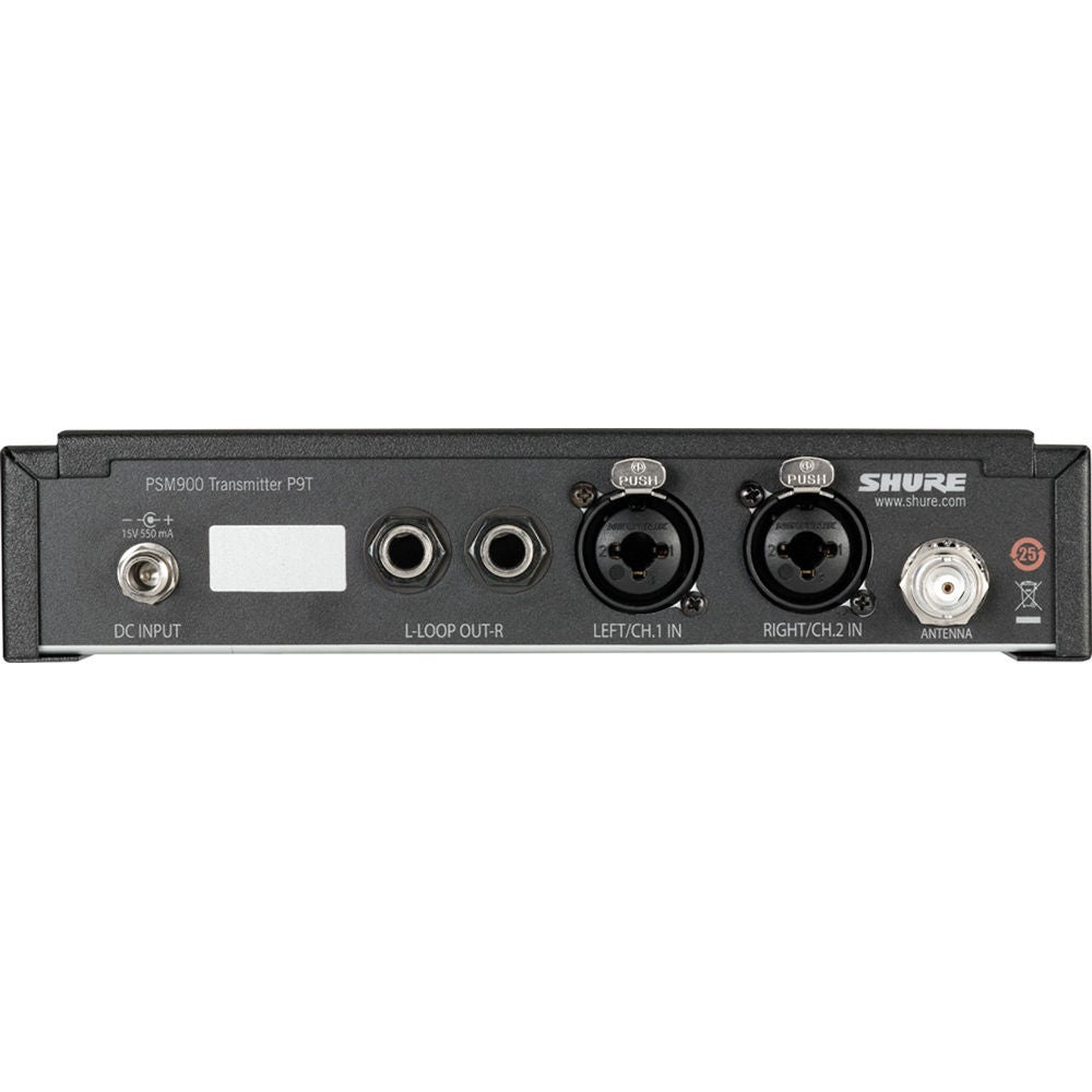 Shure PSM 900 P9T G7E draadloze in-ear monitor zender (506-542 MHz)