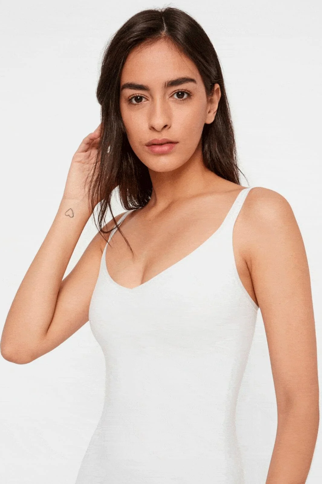 Pieces Pcballroom Long Singlet white