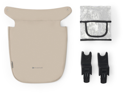 Kinderkraft 3-i-1 NEWLY Kombivogn Travelsystem, Sand Beige