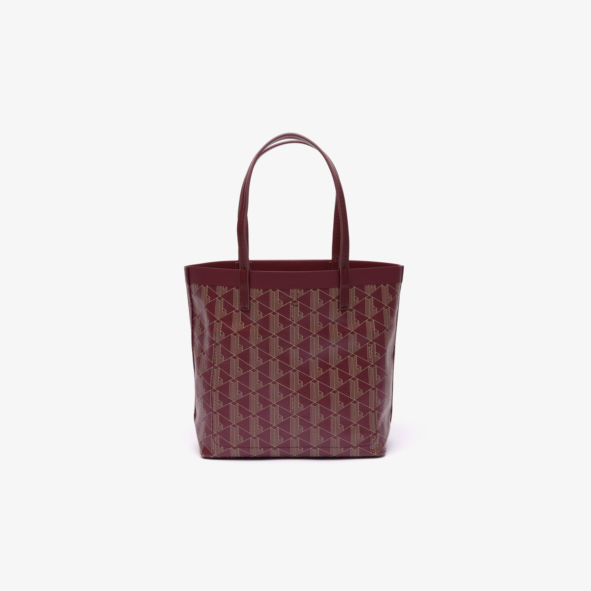Zely Tote Bag Small aus beschichtetem Canvas mit Monogramm Taschen - Rot - Lacoste - Damen