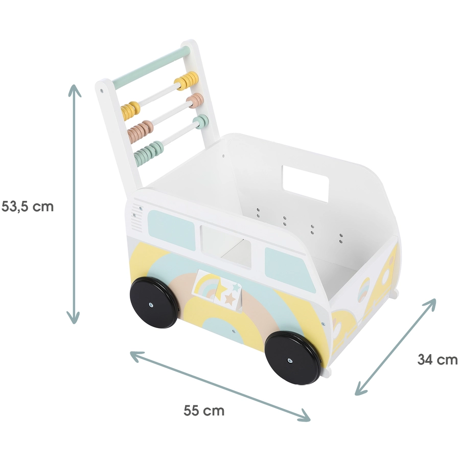 kindsgard Lauflernwagen turbus Regenbogen