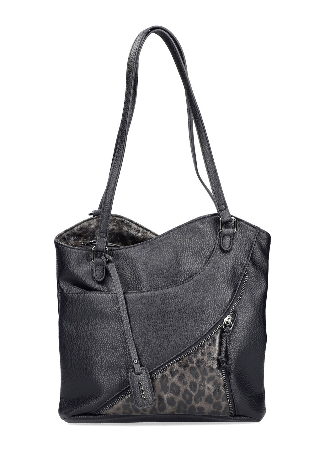 Rieker, Tasche, Damen, mit optischen Leo-Highlights