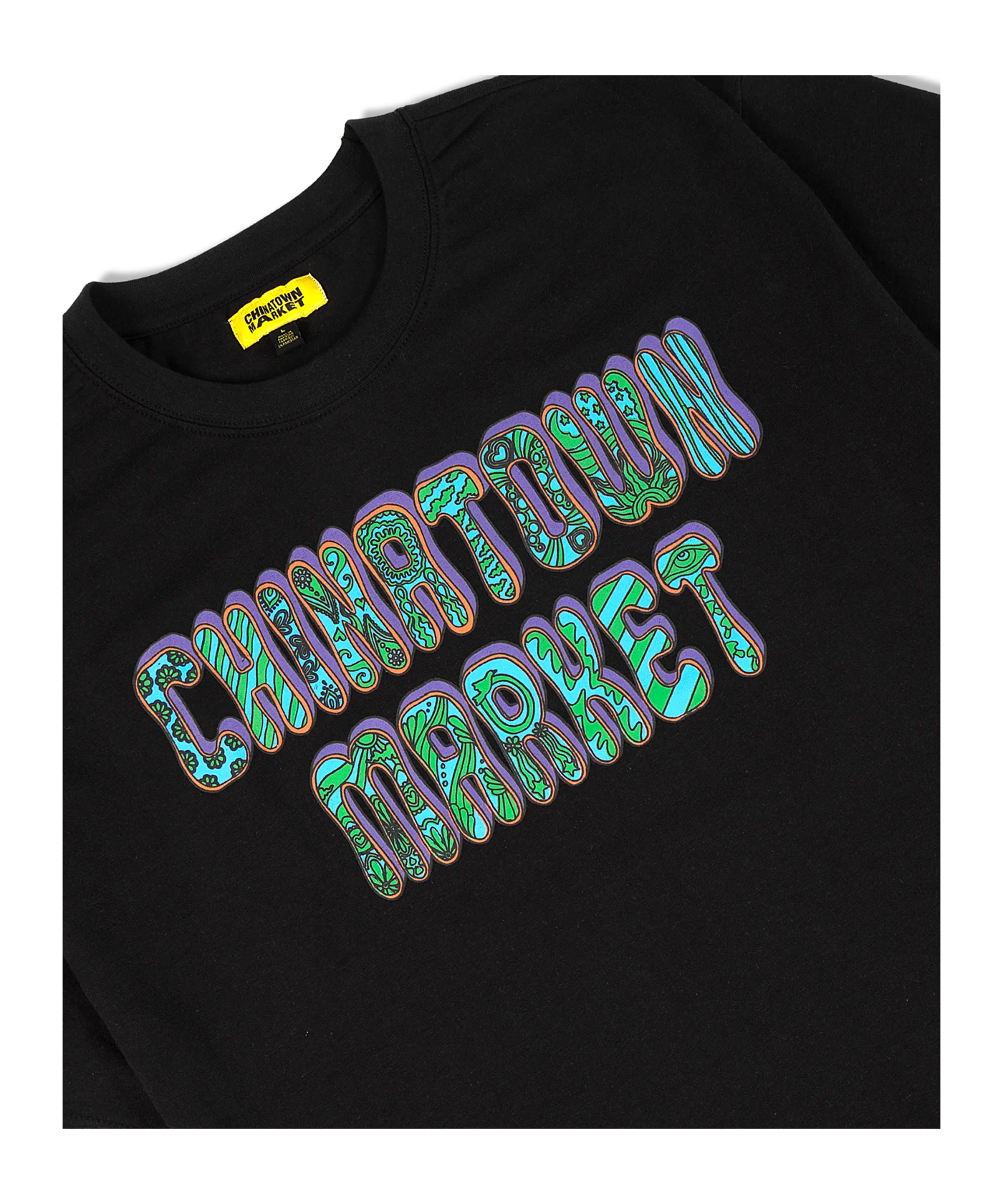 Market Hippie T-Shirt Schwarz
