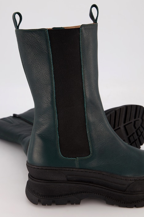 Chelsea-Boots, Elastikeinsatz, Reißverschluss, Weite H
