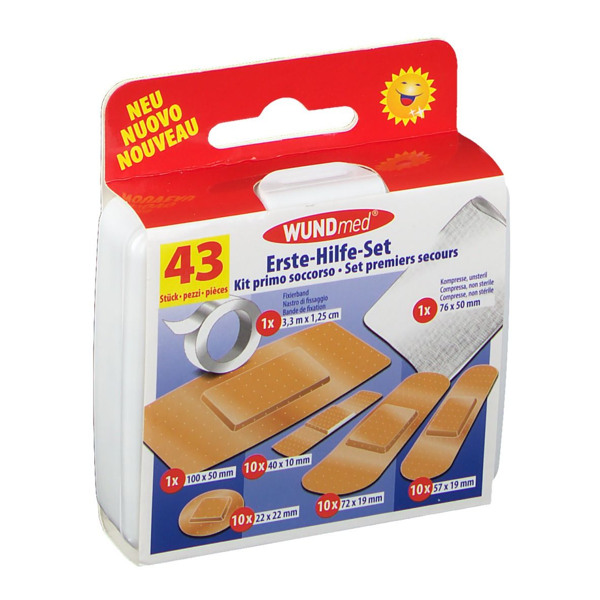 WUNDmed® Erste-Hilfe-Set 43 Teile