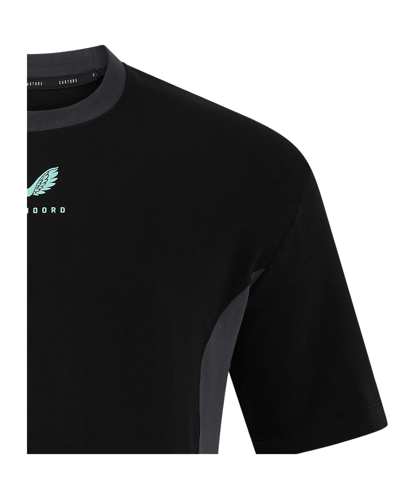 Castore Feyenoord Rotterdam Travel T-Shirt Schwarz F018